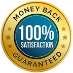 Square 60-day money back satisfaction seal used in the GLPro artwork